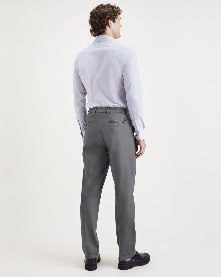 (image for) Elegant Signature Iron Free Khakis, Straight Fit with Stain Defender® (Big and Tall)